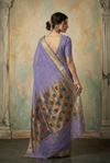 Virasat 2.0 ~ Handloom Pure Cotton Paithani With Designer Asawali Pallu ~ Lavender