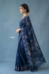 Festive Edit! Handloom Pure Silk Saree in Royal Blue