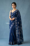 Festive Edit! Handloom Pure Silk Saree in Royal Blue