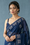 Festive Edit! Handloom Pure Silk Saree in Royal Blue