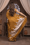 Kashi ~ Handloom Banarasi Pure Katan Silk Saree in Mustard Gold (Silk Mark Certified)
