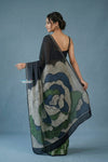 Festive Edit! Handloom Pure Silk Saree with Rose Pallu in Green (Silk Mark Certified)