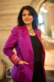  Namita's Favourite~ Handloom Pure Silk Paithani Jacket