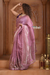 Festive Edit! Ganga Ghat ~ Handloom Pure Silk Kota Saree in Rose Beige ( Silk Mark Certified ) - verymuchindian.com