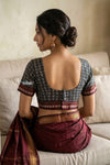 Khun Blouse in Dark Black - verymuchindian.com