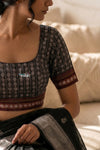 Khun Blouse in Dark Black - verymuchindian.com