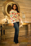 Namita's Favourite~ Handloom Pure Cotton Stoles With Delicate Kantha Hand Embroidery - verymuchindian.com