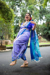Namita's Favourite~ Handloom Pure Silk Paithani Saree in Bestseller Lavender - verymuchindian.com