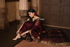 Parampara ~ Handloom Cotton Silk Saree with Golden Border in Rich Maroon - verymuchindian.com