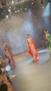 Swarajya ~ Times Fashion Week Exclusive ~ Handloom Pure SilkSwarajya ~  Paithani with Fancy Parrot Pallu in Soft Pink Peach Pallu
