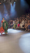Swarajya ~ Times Fashion Week Exclusive ~ Handloom Pure Silk Paithani with Fancy Peacock Pallu in Royal Green