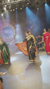 Swarajya ~ Times Fashion Week Exclusive ~ Handloom Pure Silk Paithani with Baghicha Pallu In black