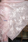 Shubh Lakshmi 2.0 ~ Designer High Quality Kora Silk Saree with Parrot Pattern in Light Peach