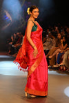 Swarajya ~ Times Fashion Week Exclusive ~ Handloom Pure Silk Asawali Muniya Border Saree With Handcrafted Parrot Pallu in Pink - verymuchindian.com