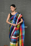 Tyohaar ~ Exclusive! Pure Cotton Handloom Saree - Dream Rainbow Saree - verymuchindian.com