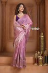Festive Edit! Ganga Ghat ~ Handloom Pure Silk Kota Saree in Rose Beige ( Silk Mark Certified )