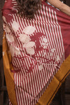 Bengal Gatha ~ Handloom Pure Silk Saree with Digital Print in Shades of Autumn