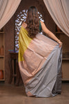 Kashi ~ Handloom Banarasi Pure Silk Saree in Butter Yellow (Silk Mark Certified)