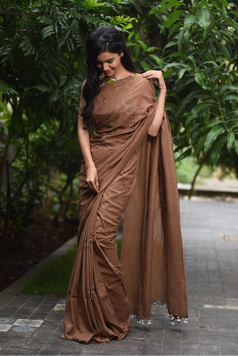 Charkha Cotton (Brown) - verymuchindian.com