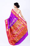 Traditional Yeola Handloom Pure Silk Paithani With Rich 30+ Peacocks Pallu - verymuchindian.com